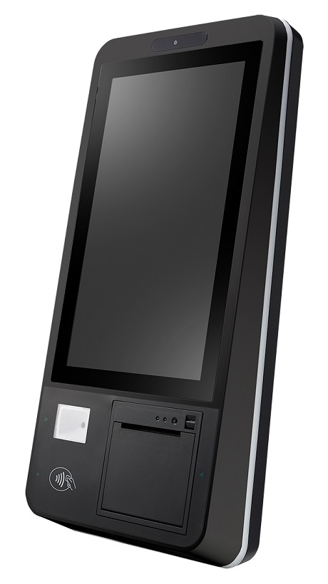 15.6" Compact, Lightweight Self-Service Kiosk <b>(BLACK)</b>